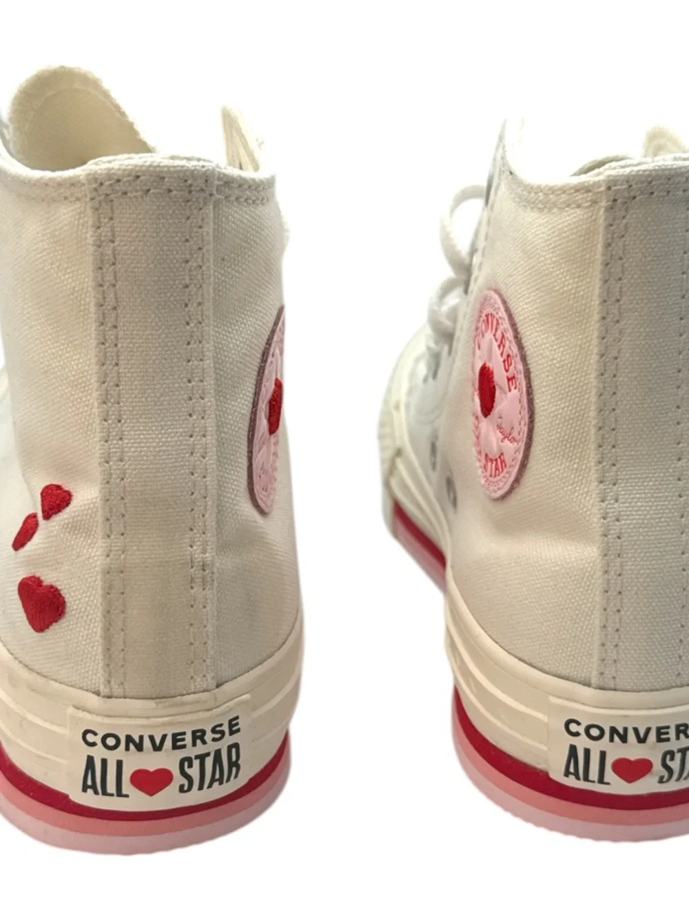Converse Kid Girls Chuck Taylor All Star Lift Valentines Day HighTop Sneakers 13